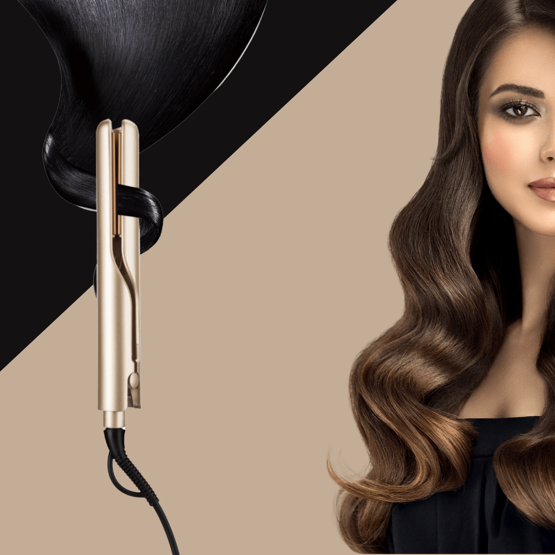koadclo | Hair Straightener with Ceramic Plates for Styling