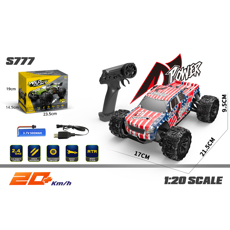 koadclo | High Speed Remote Control Off-Road Monster Truck - 1:20 Scale