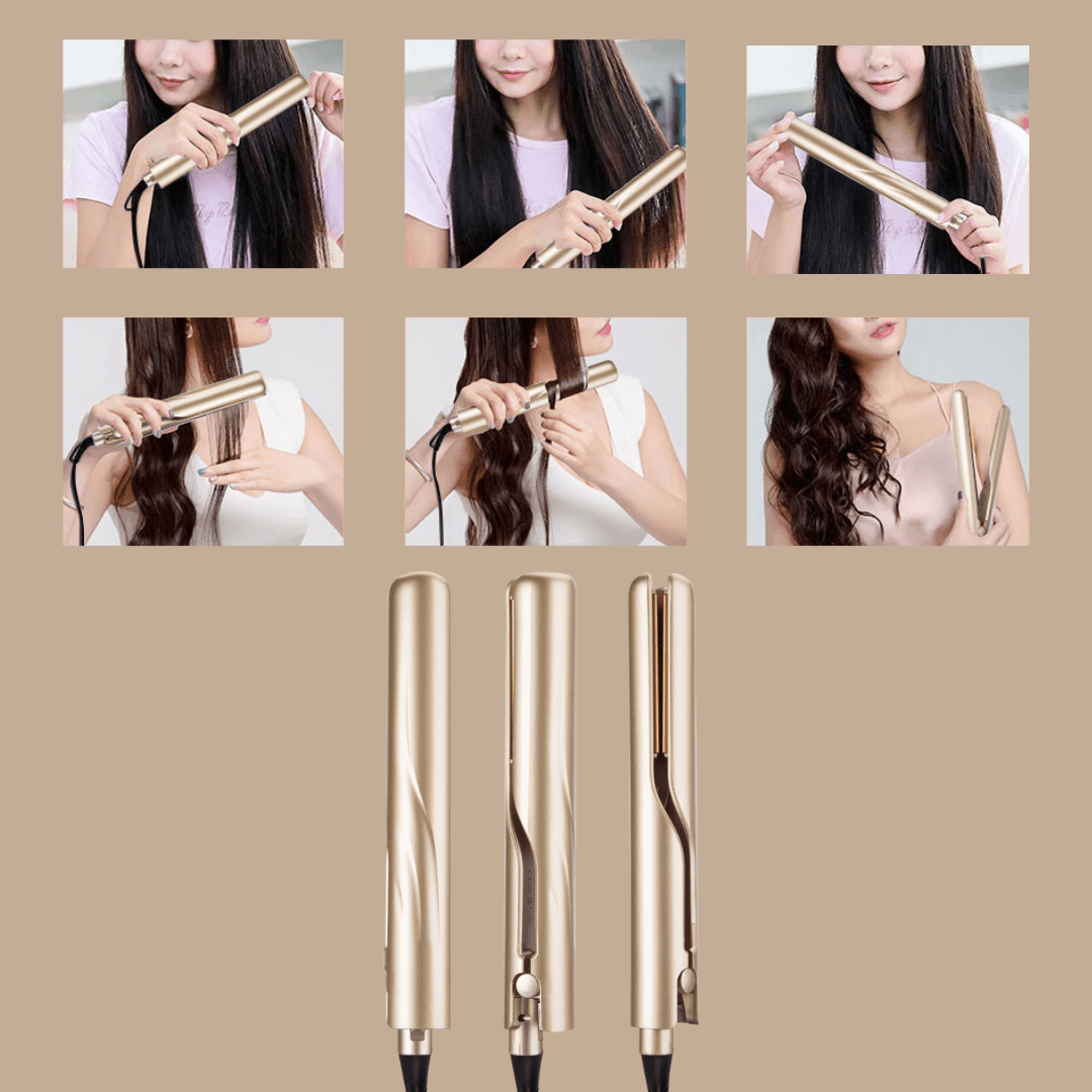 koadclo | Hair Straightener with Ceramic Plates for Styling