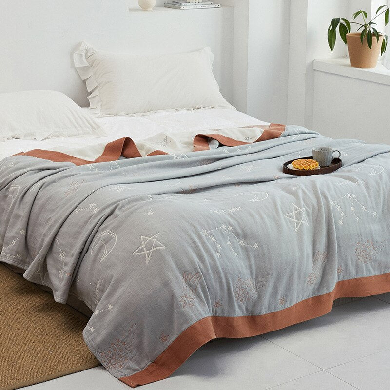 Koadclo | Myk Japanese Throw Blanket – Soft Lightweight Couch Cover for Home Decor