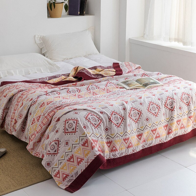 Koadclo | Myk Japanese Throw Blanket – Soft Lightweight Couch Cover for Home Decor