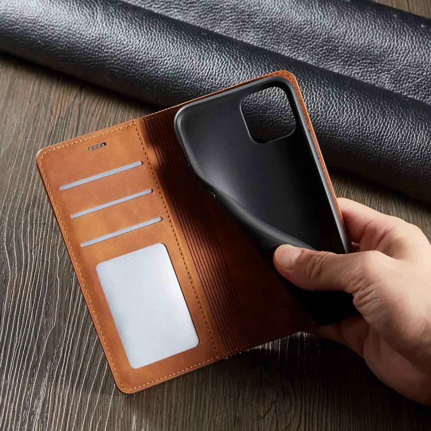 koadclo | Phone Case - Magnetic Leather Flip Cover