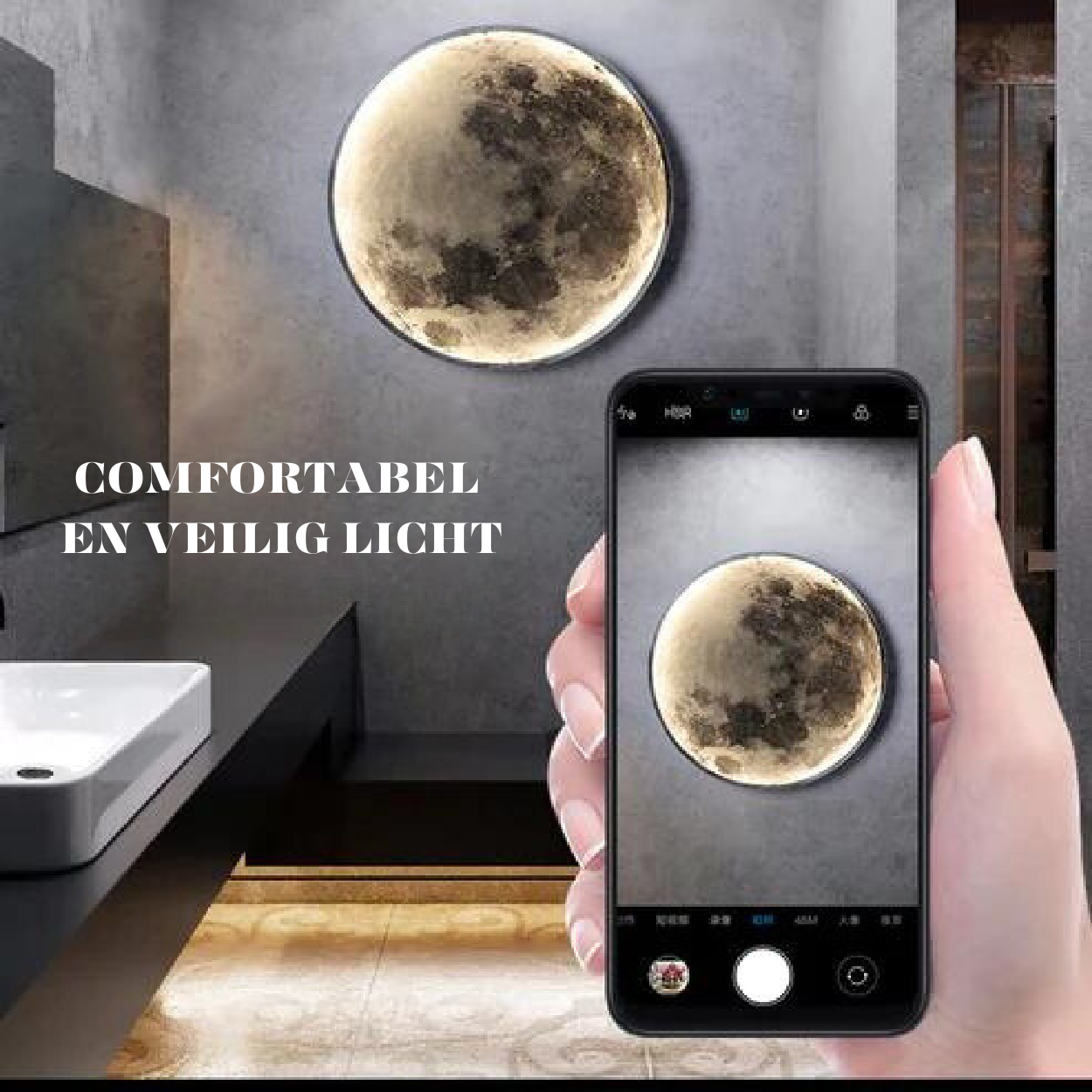 Koadclo | Magical Atmosphere Moon Lamp – LunaGlow – 3D Galaxy Night Light