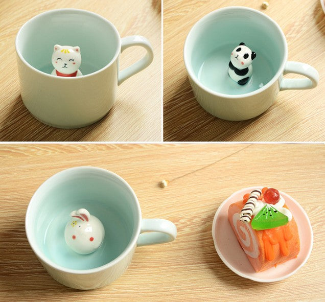 Koadclo | 3D Creative Cartoon Animal Ceramic Mugs