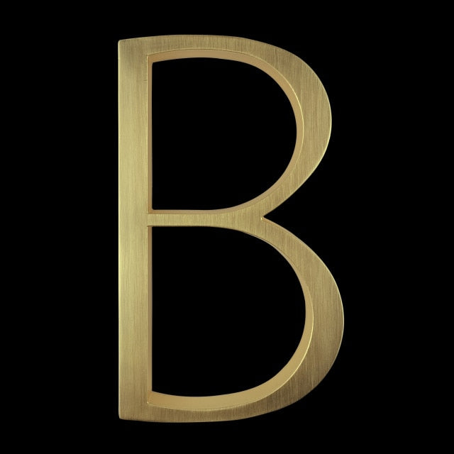 koadclo | Gold Modern House Numbers – Contemporary Address Numbers for Home Exterior