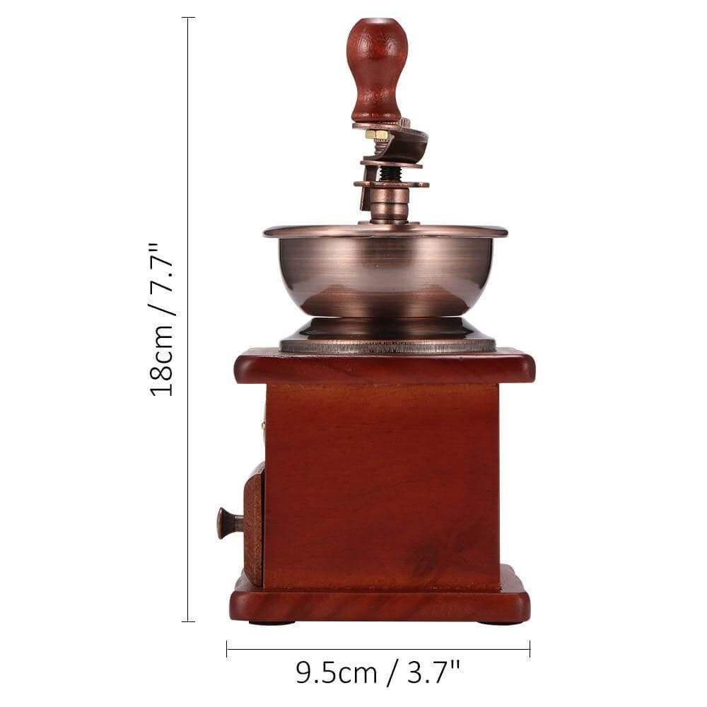 Koadclo | Wooden Antique Manual Coffee Grinder