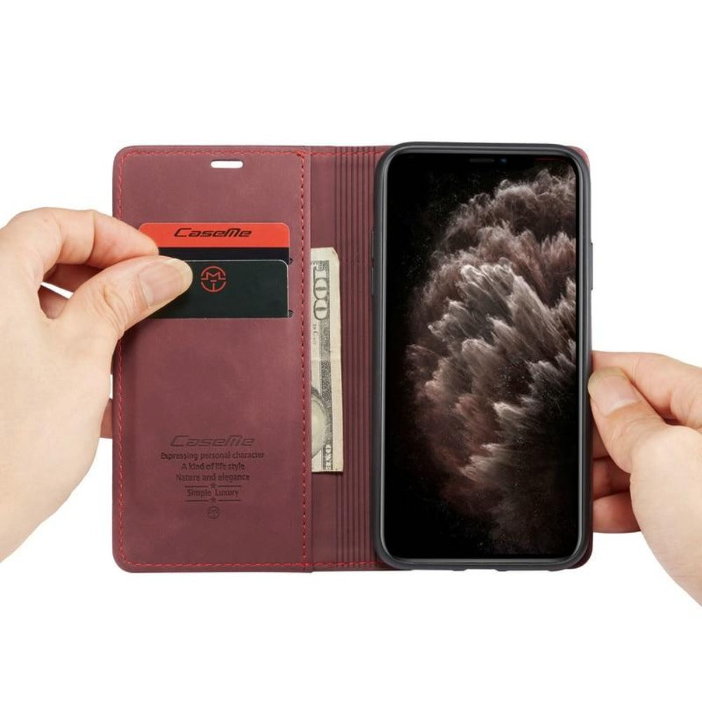 Koadclo | Magnetic Flip Wallet Case for iPhone