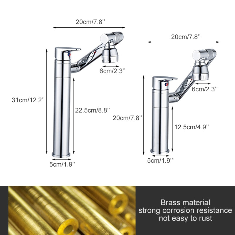 Koadclo | Elegant Luxury Rotating Basin Faucet
