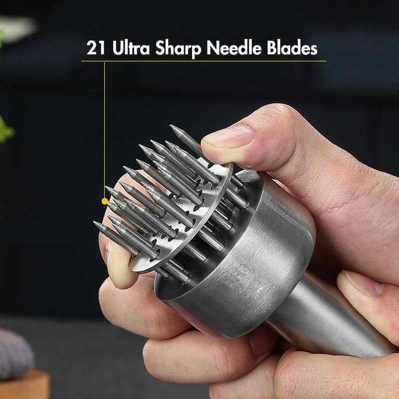 Koadclo | Stainless Steel Ultra Sharp Meat Tenderizer