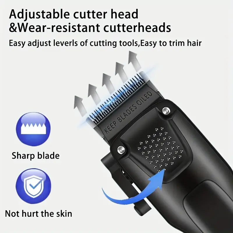 koadclo | Hair Trimmer Set - Rechargeable Beard Grooming Kit
