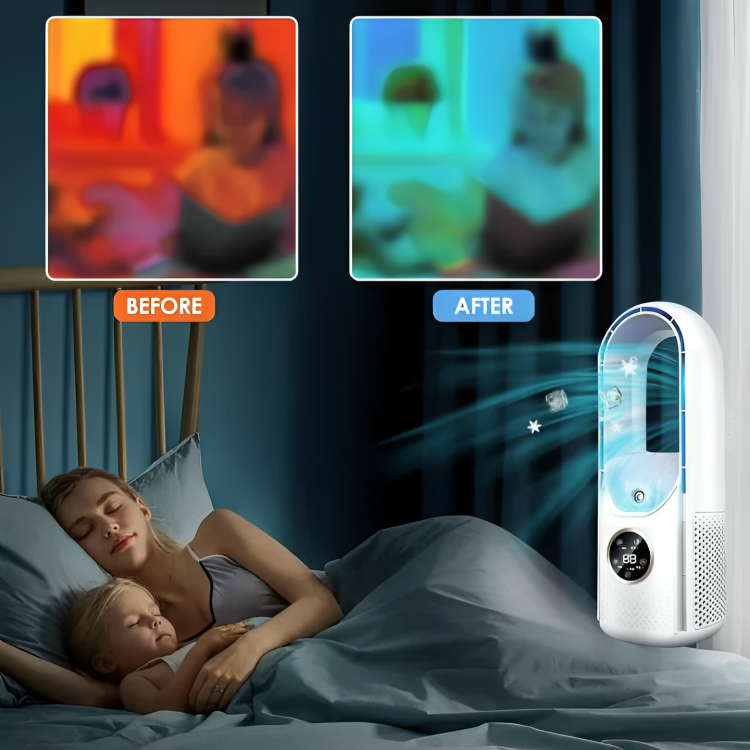 koadclo | Air Cooler - Bladeless Portable Quiet Fan Unit