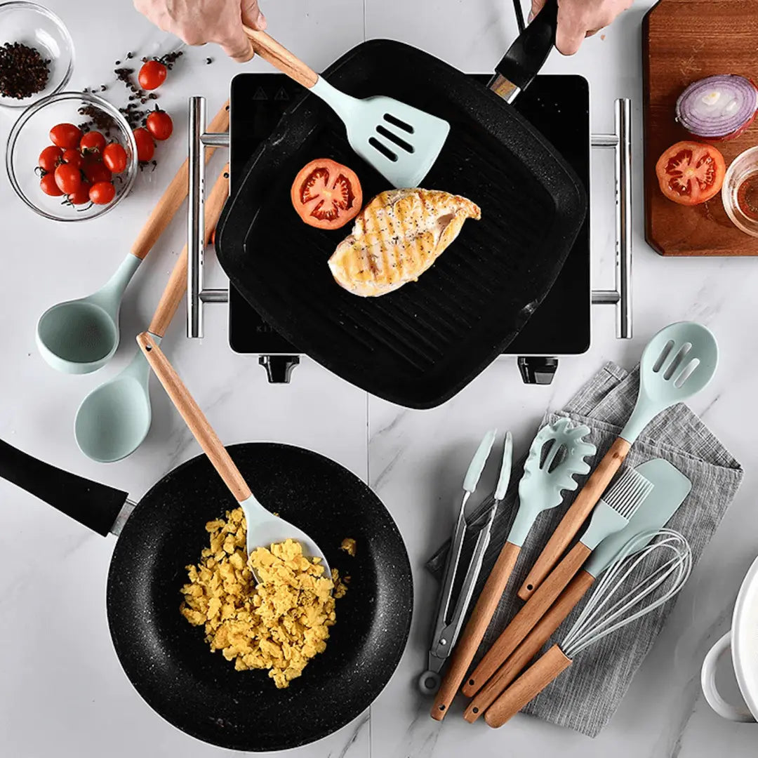 Koadclo | Silicone Kitchen Utensil Set - FlexiChef