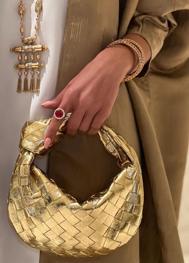koadclo | Handbag - Vegan Leather Woven Shoulder Bag