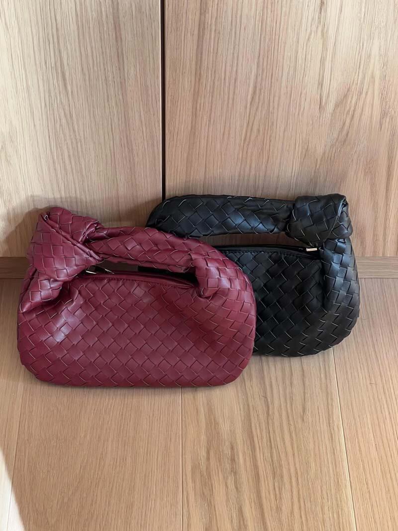koadclo | Handbag - Vegan Leather Woven Shoulder Bag
