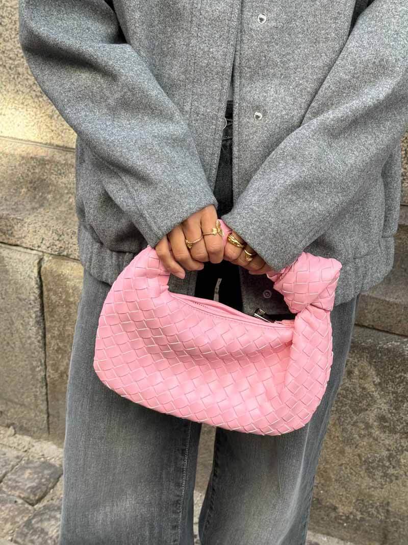 koadclo | Handbag - Vegan Leather Woven Shoulder Bag