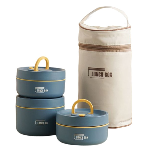 koadclo | ThermoBox Multi-Layered Insulated Lunchbox – Includes Free Carry Bag