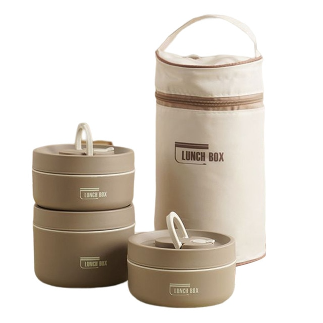Amtn Club | ThermoBox Multi-Layered Insulated Lunchbox – Includes Free Carry Bag