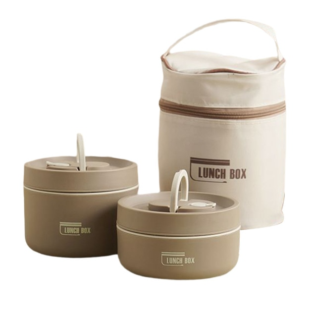 Amtn Club | ThermoBox Multi-Layered Insulated Lunchbox – Includes Free Carry Bag