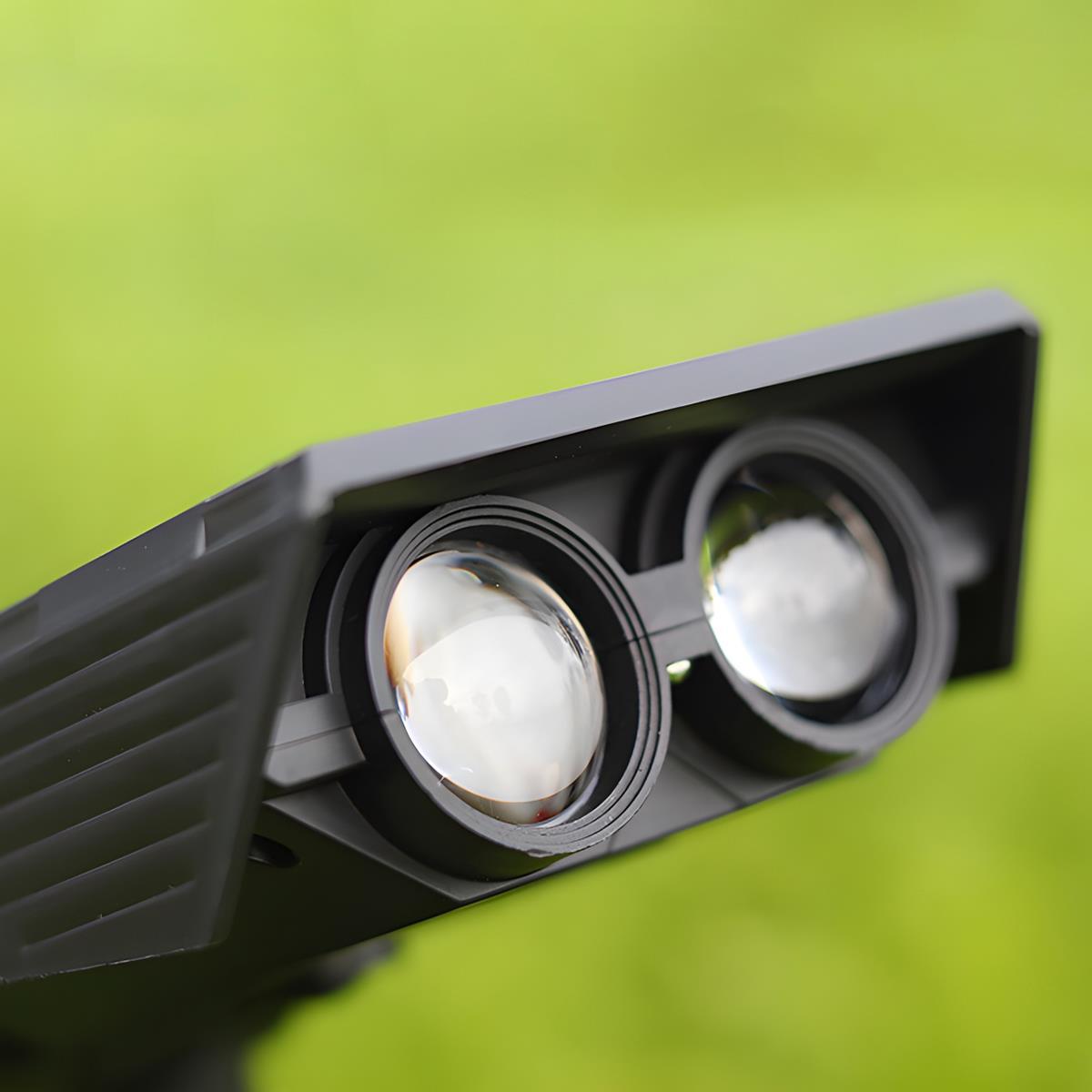 Koadclo | Waterproof Solar LED Multi-Zoom Spot Light - Adjustable Zoom for Garden & Outdoor