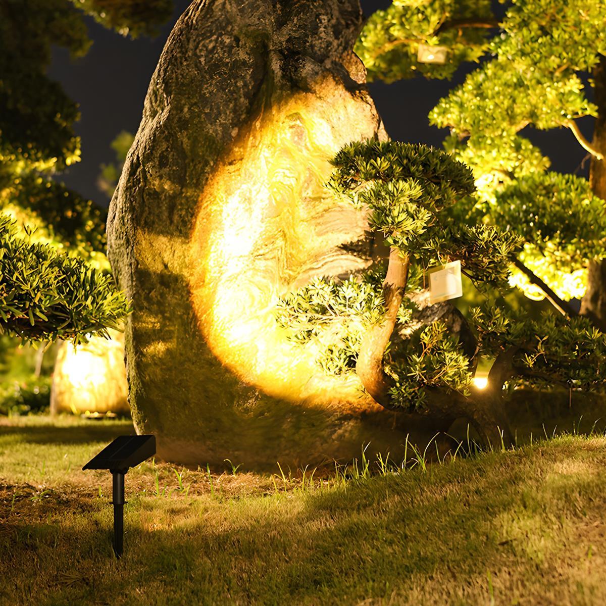 Koadclo | Waterproof Solar LED Multi-Zoom Spot Light - Adjustable Zoom for Garden & Outdoor