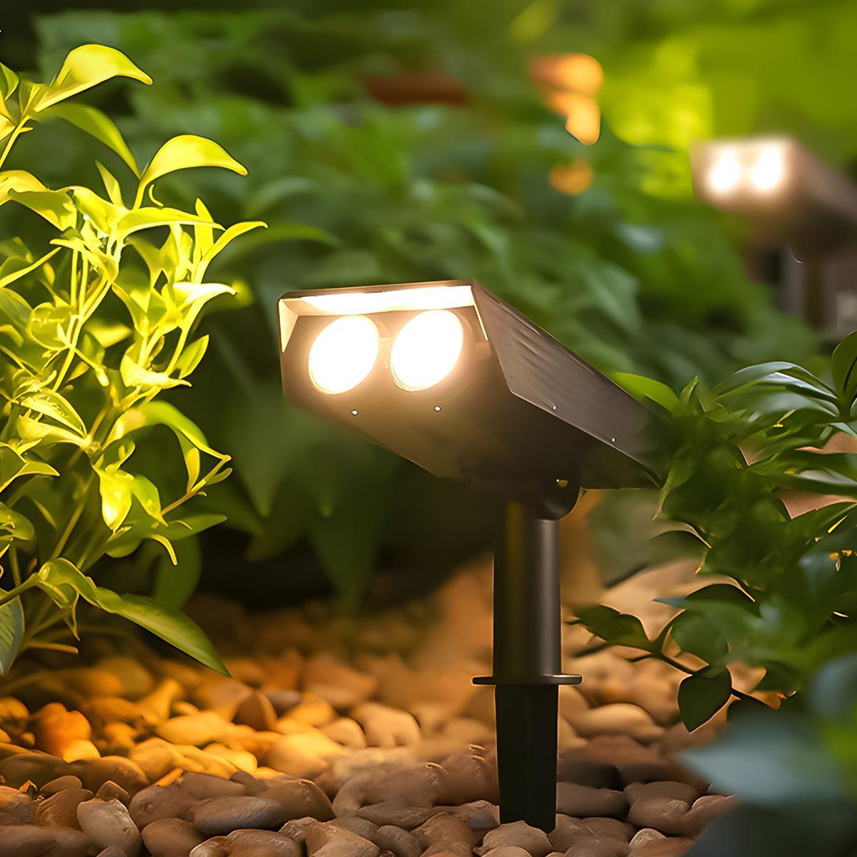 Koadclo | Waterproof Solar LED Multi-Zoom Spot Light - Adjustable Zoom for Garden & Outdoor