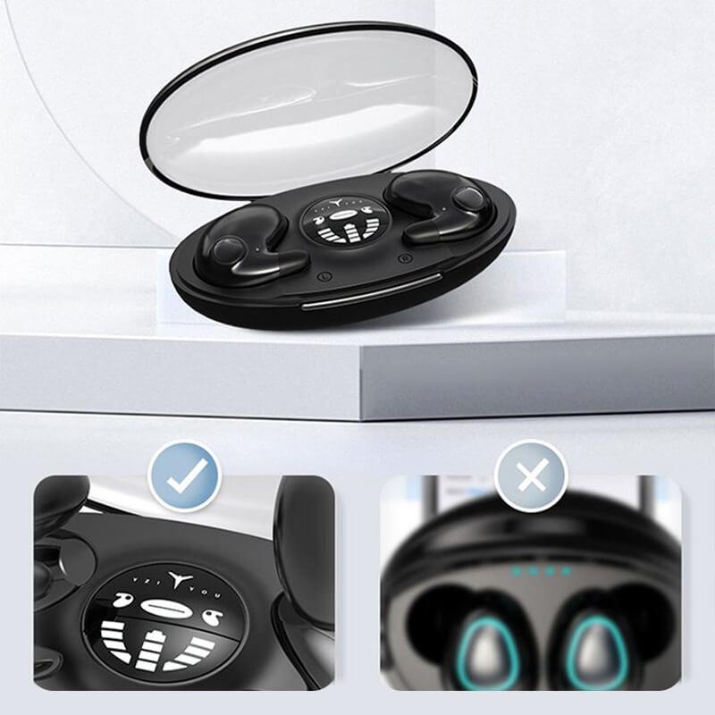 Koadclo | Invisible Wireless Sleep Headphones – IPX5 Water Resistant Bluetooth Sleep Mask Headband